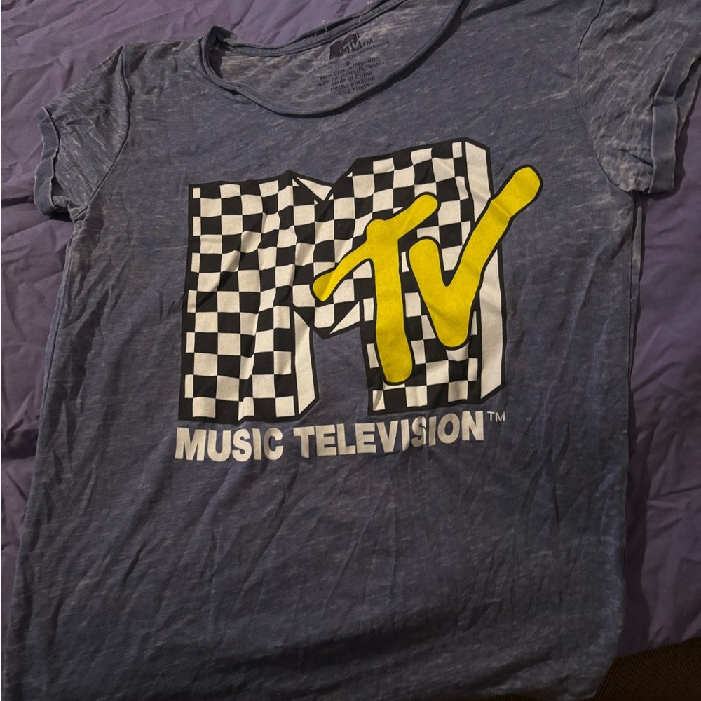 MTV Heathered Blue T-Shirt